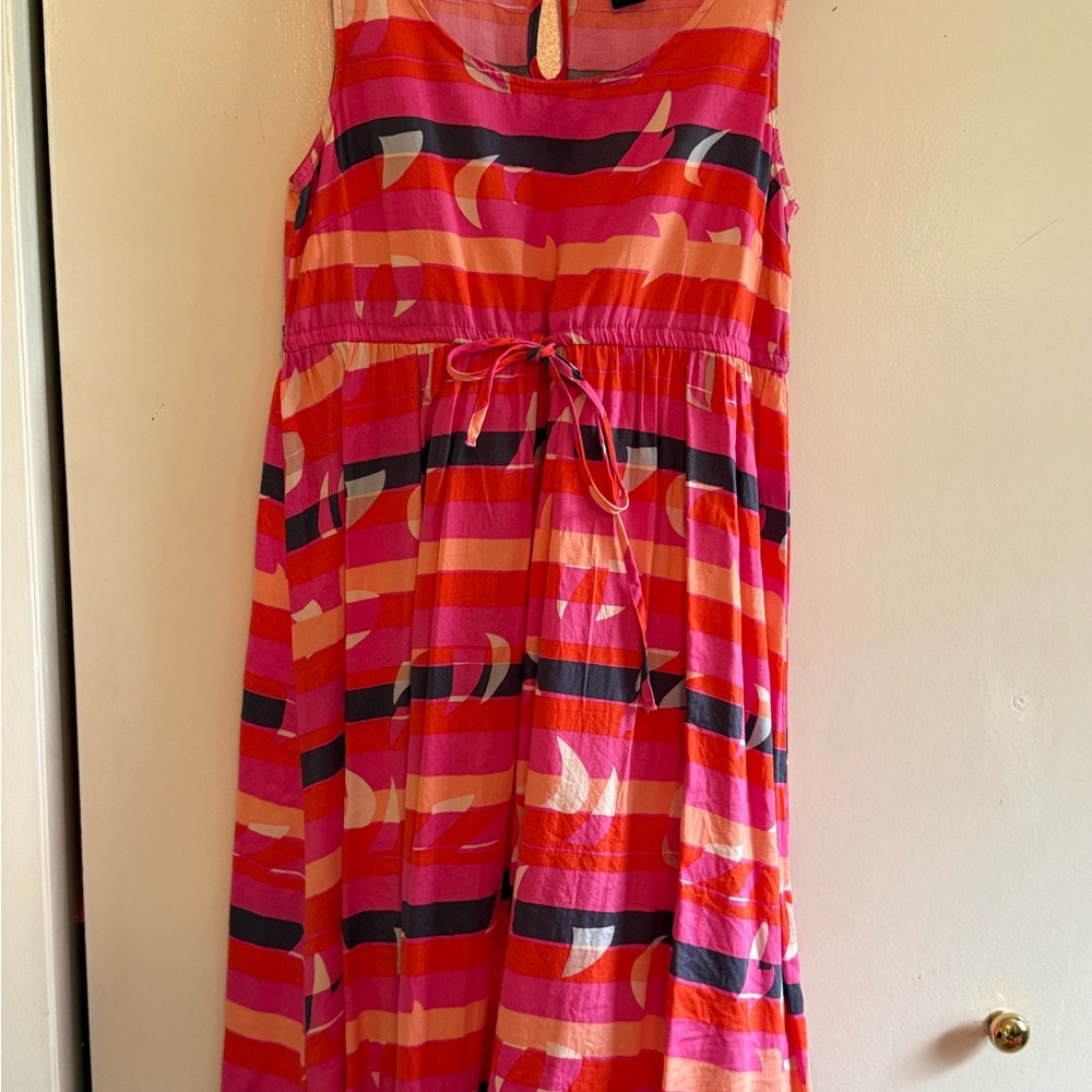 H&M Pink and Orange Casual Dress